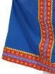 Русский народный костюм "Забава" детский льняной синий сарафан и блузка 1-6 лет фото 3 — Samogon-sam.ru