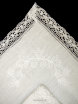 Комплект из скатерти и салфеток белый лен с вышивкой Вологодским кружевом, арт. 0нхп-523 фото 3 — Samogon-sam.ru