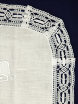 Салфетка овальная белая с белым кружевом и кружевной отделкой арт. 0с-824, 95х50 фото 3 — Samogon-sam.ru