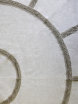 Скатерть круглая темно-серая с темным кружевом и кружевной вышивкой арт. 6с-643, d-175 фото 2 — Samogon-sam.ru