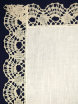 Салфетка белая со молочным кружевом арт. 6нхп-654, 33х33 фото 3 — Samogon-sam.ru