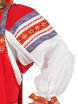 Русский народный костюм "Дуняша" для девочки хлопковый красный сарафан и блузка 1-6 лет фото 2 — Samogon-sam.ru