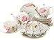 Сервиз чайный форма Тюльпан рисунок Розовые тюльпаны 6/20 Императорский фарфоровый завод фото 1 — Samogon-sam.ru