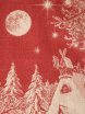 Полотенце "Зимняя тройка" красное без кружева, 50х70 фото 3 — Samogon-sam.ru